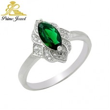 Gümüş Zirkon Taşlı Yüzük